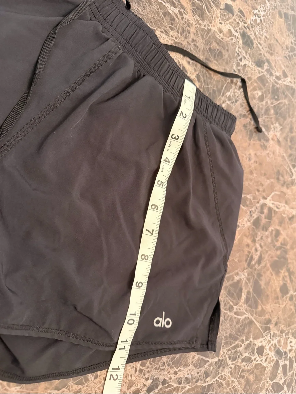 ALO Yoga Women’s Stride Black Athletic Shorts